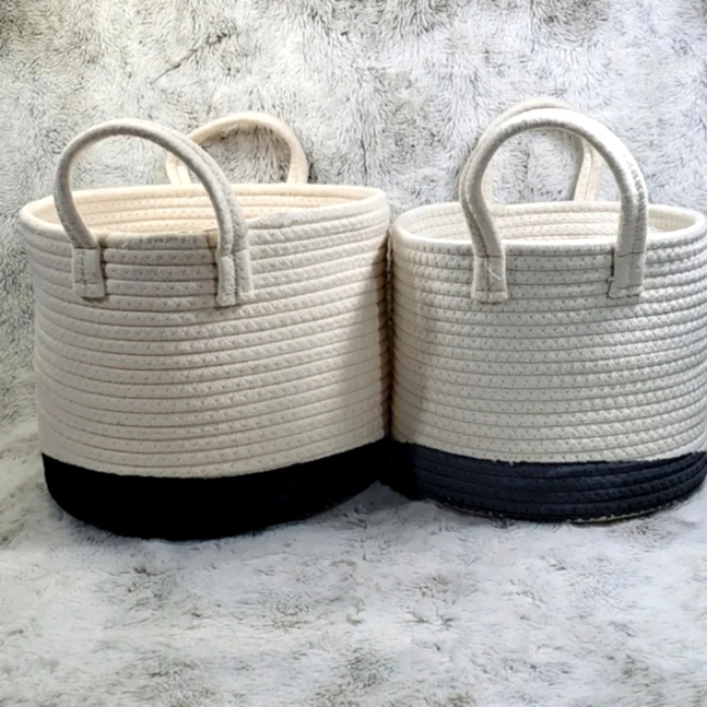 Nesting Cotton Rope Basket - Bundle